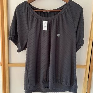 Loft dot blouse size M New with tags!